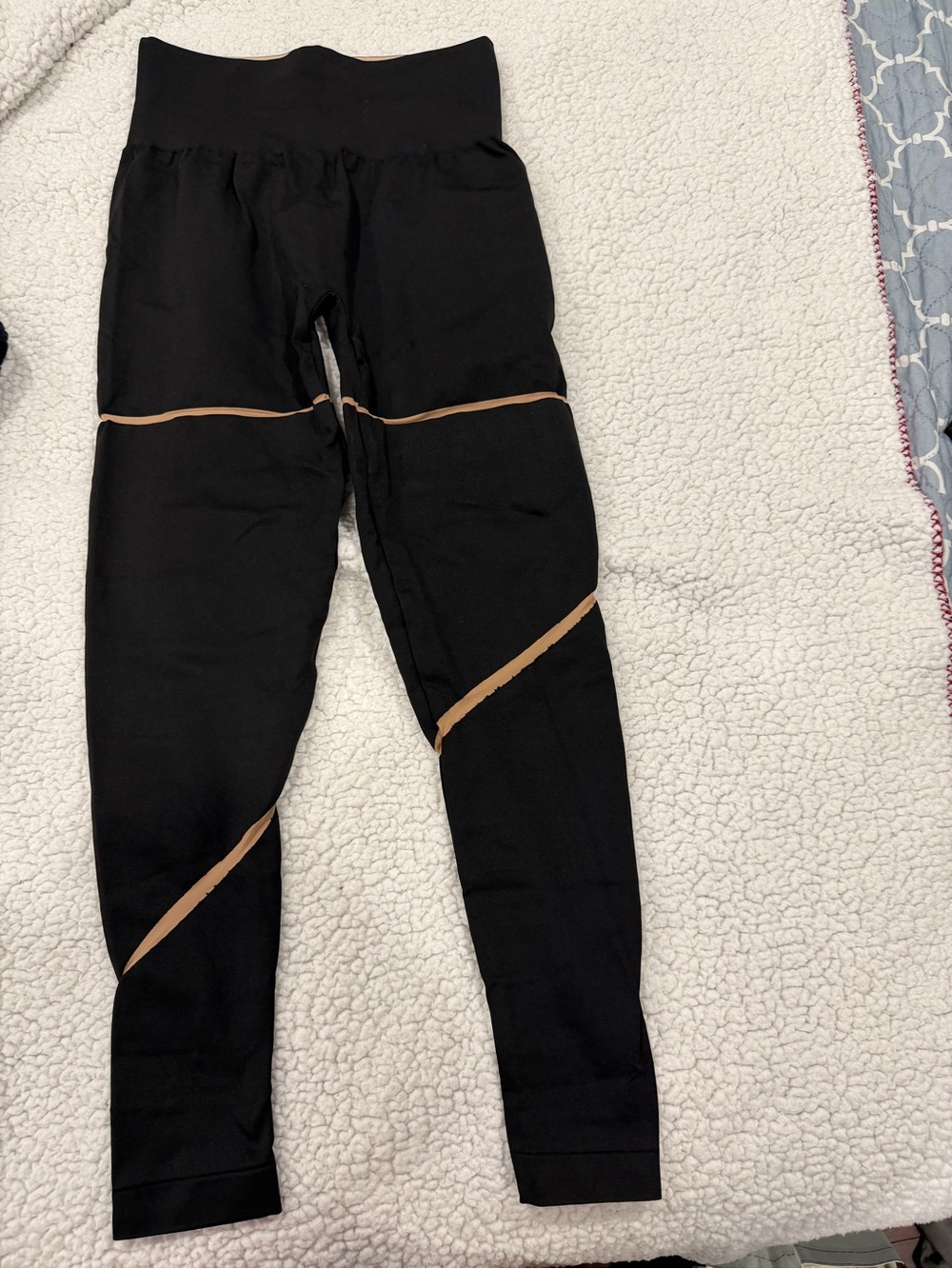 Wolford Black Leggings with Waistband Bodycon XS - AUTHENTIC Stretches NWOT